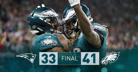 Includes all passing, rushing and receiving stats. . Eagles score espn